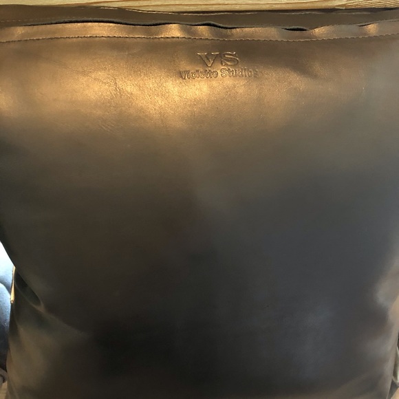 Violette Studios leather zebra pillow NWT - Picture 3 of 3